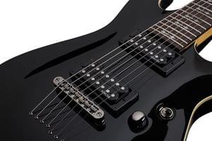 1639204587516-Schecter Omen-7 BLK Black 7 String Electric Guitar 2.jpg